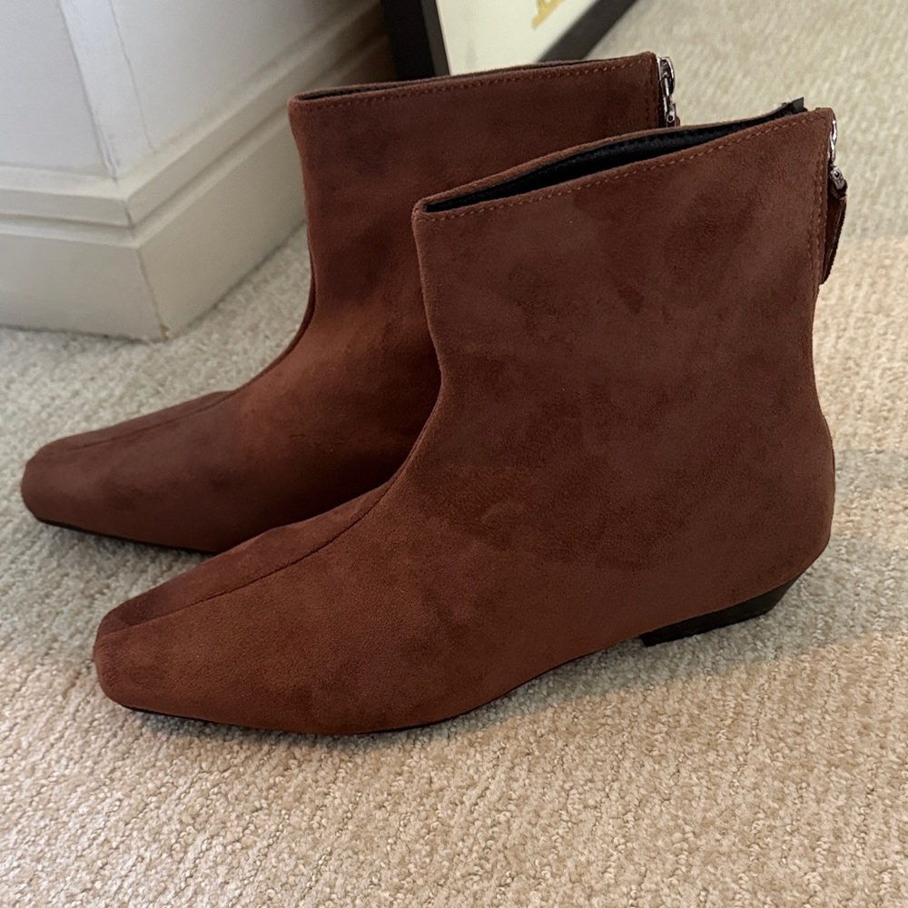 Elegant Brown Ankle Booties